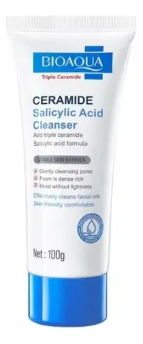 Bioaqua Limpiador Facial Ácido Salicílico Y Ceramidas 100g