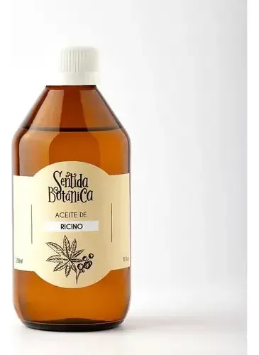 Aceite De Ricino Puro Pelo Pestañacejas Sentidabotanica 250c