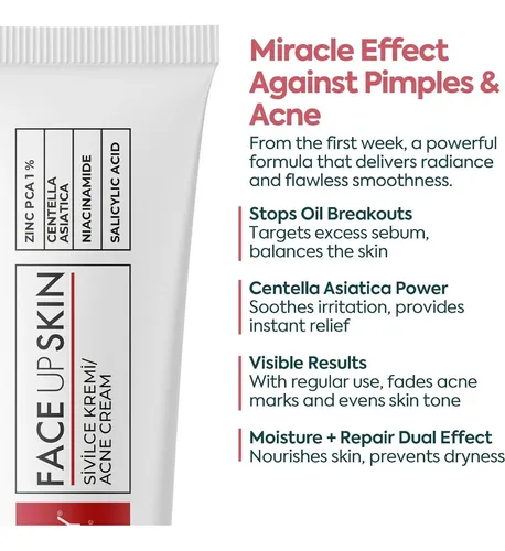 Crema Acne Facial 40 Ml Her Kozmetik Faceupskin