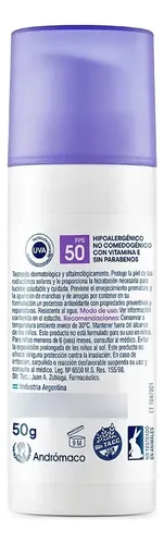 Protector Solar Facial Dermaglos Fpf50 Efecto Seco Sin Color