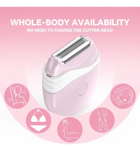 Afeitadora Eléctrica Para Mujer, Recortadora De Bikini Rosa