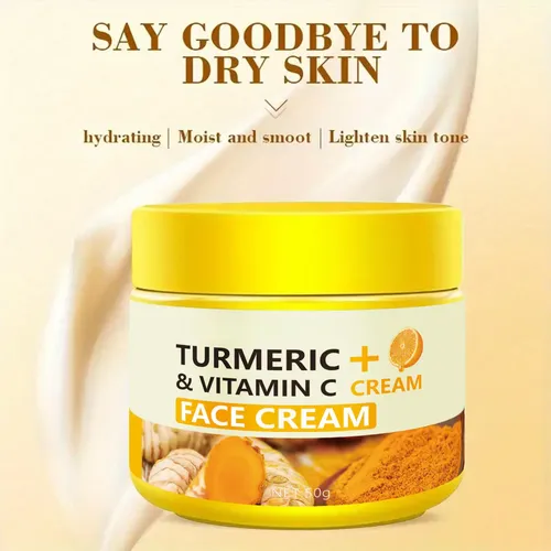 Crema Hidratante De Cúrcuma, Hidratante, Control Del Aceite