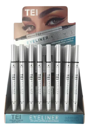 Delineador Líquido 2 In 1 24hs Tei Cosmetica Anmat