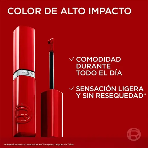 Labial LAQUE RESIST BERRY BORDEAUX 635 L’Oréal Paris