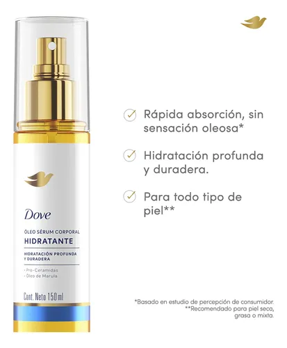 Dove Oleo Serum Corporal Hidratante Con Ceramidas X 150 Ml