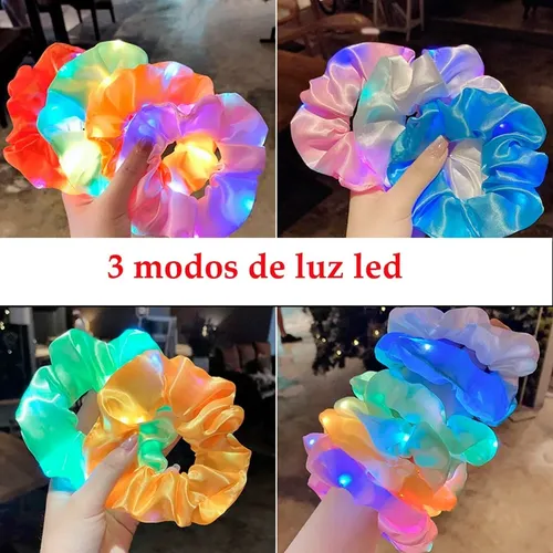 Cintas Para El Pelo Con Luz Led, Rosquillas, Neón, Fiesta, 9