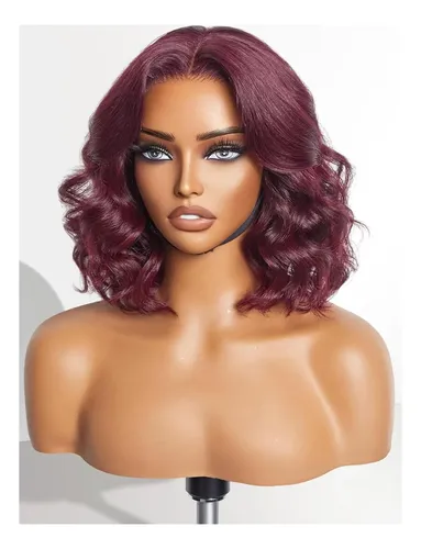 Peluca Humana Luvme 10 Burgundy 99j Hd Lace Closure