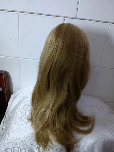 Peluca Toyokalon City Girl Negra Lacia Sin Flequillo Tamaño De La Base M Tono Rubio