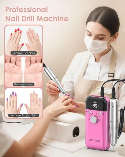 Torno Uñas Profesional Portátil Recargable Manicura V6