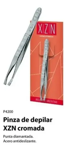Pinza De Depilar Xzn Maciza 420 Pelos Cejas Piel