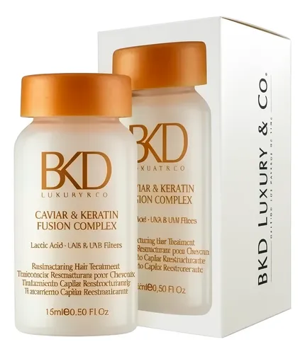 Bkd Caviar Y Keratina Ampollas Fusión Complex X3 Unidades