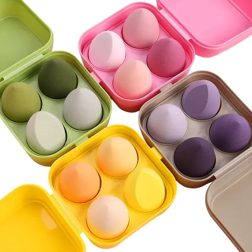 Set 4 Esponjas Lágrima Maquillaje
