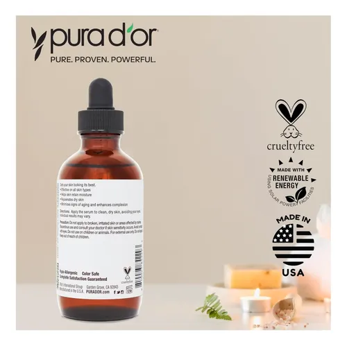 Suero De Ácido Hialurónico De Pura Dor 33 Oz Para Profunda