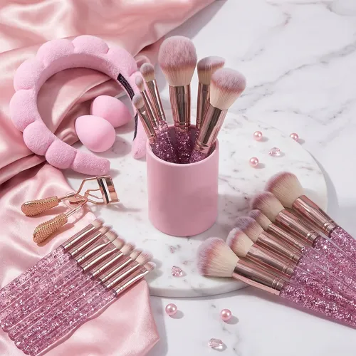 Set De 23 Pinceles De Maquillaje Kit Para Principiantes