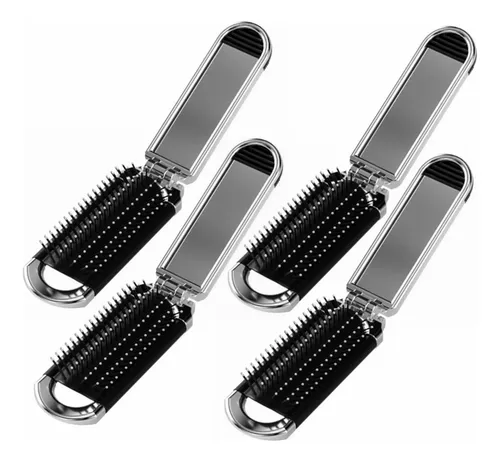 Cepillo De Cabello Plegable Con Peine Weizh Mini, 4 Unidades