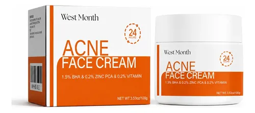 Crema Facial Suave Con Ácido Salicílico Para Acné