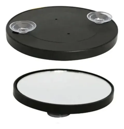 Espejo Aumento 5x Ventosa Maquillaje Black-5x