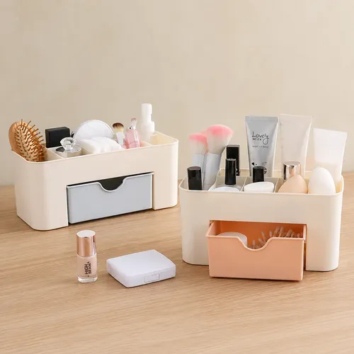 Organizador Maquillaje Cajon Mesa Manicuria Cosmetica