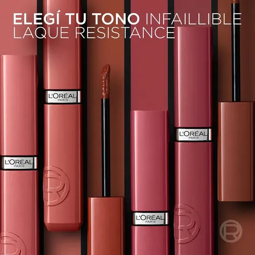 Labial Líquido L Oréal París Laque Resistance Brown Espresso