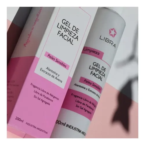 Gel De Limpieza Facial Piel Sensible 200gr Libra Cosmetica