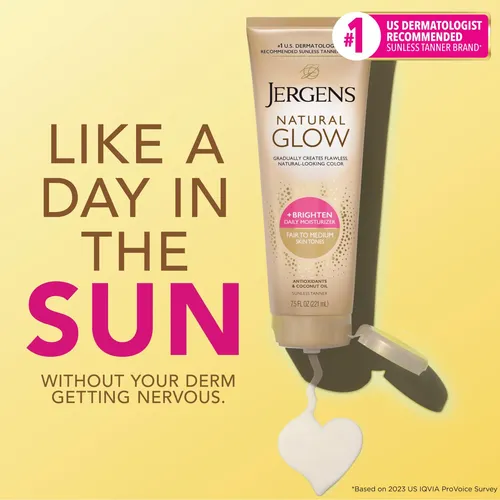 Loción Autobronceadora Jergens Natural Glow 221ml Hidratante