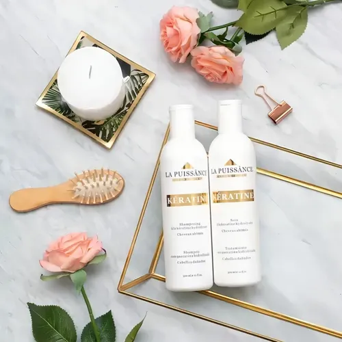 Kit La Puissance Keratina Shampoo + Acondicionador X1000ml