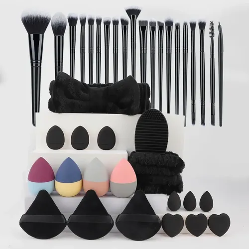 Set De 40 Brochas De Maquillaje Portátiles