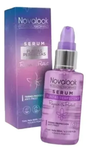 Serum Protector Termico Novalook X 60 Ml Reparador De Puntas