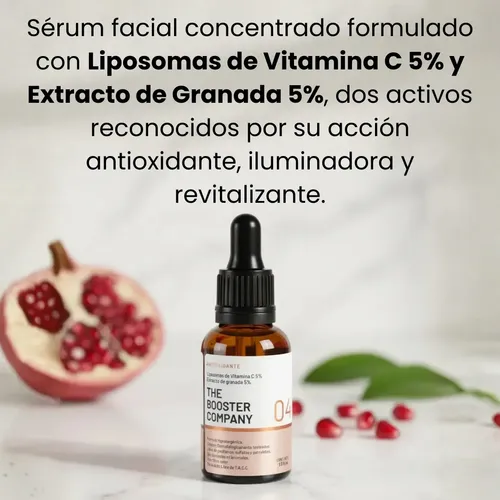Booster 04 Antioxidante Vitamina C Liposomada Granada 30ml