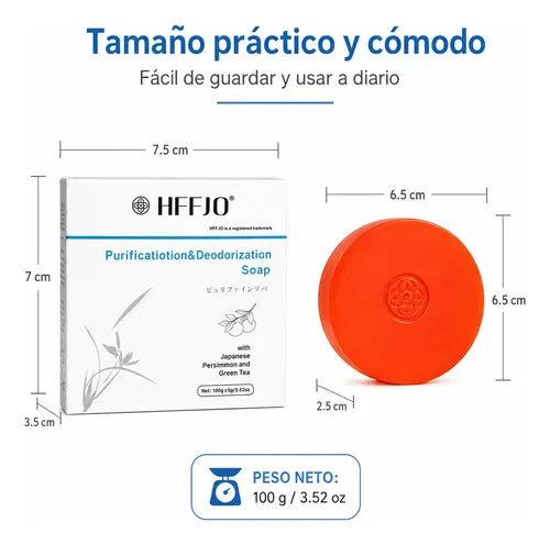 Jabón De Caqui Mirai Clinical En Barra Desodorante Corporal