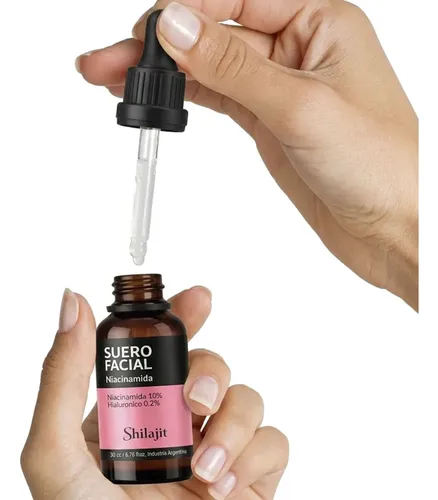 Shilajit Suero Rostro Niacinamida Maquillaje Prolijo 30 Ml