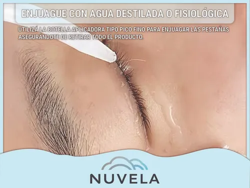 Kit Limpieza Pestañas Lash Shampoo Botella Ventilador