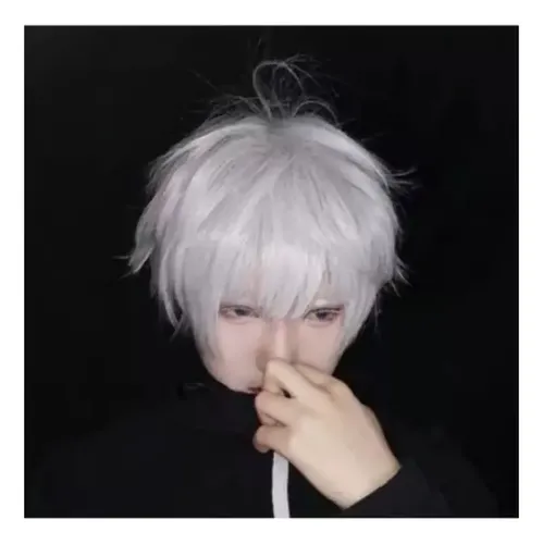 T’ .s New Peluca Jujutsu Kaisen 28 Cm Cosplay Satoru Gojo