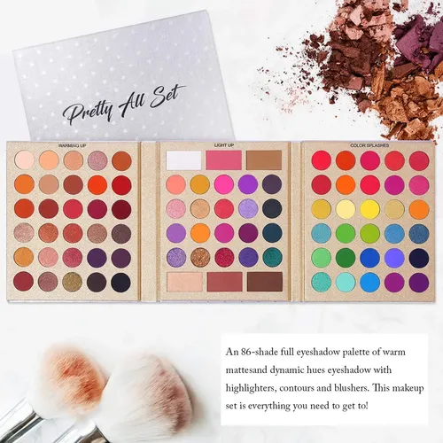 Paleta Ucanbe Pretty All Set 86 Colores
