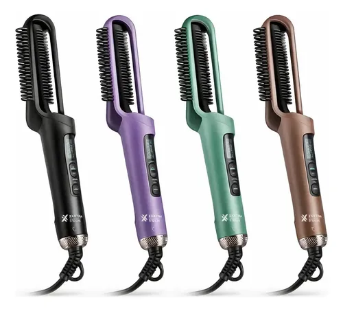 Planchita Alisador Exxtra Tech 35w Profesional Ceramico Verde