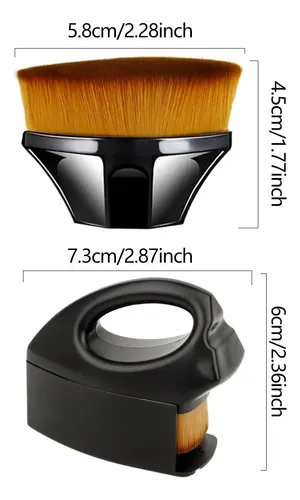 Mini Plancha Y Brocha Para Base N° 55 En Estuche Protector