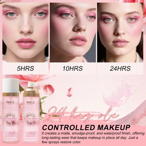 Spray Fijador De Maquillaje Neci Beauty 120 Ml Rosa