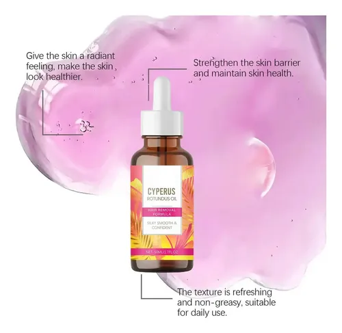 Aceite De Cyperus Rotundus Para Depilación 60 Ml