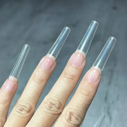 Tips Uñas Postizas Coffin Extra Largo Punta 120 Und Mely
