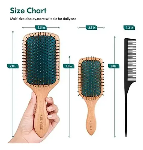Cepillo Para El Cabello, Cepillos Para El Cabello Para Y De Verde.