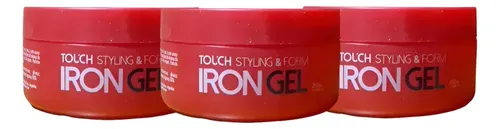 Gel Fijacion Fuerte Iron 250ml Mav Efecto Humedo Kit X3