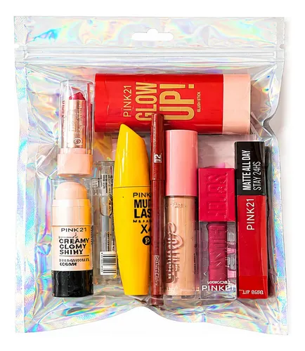Kit Maquillaje Regalo Look Completo Mascara Rubor Labial Mat