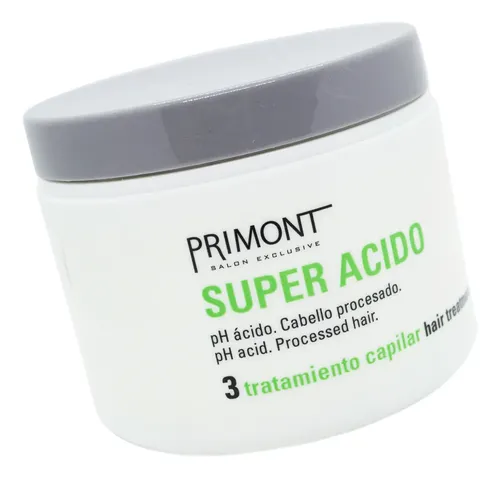 Primont Máscara Capilar Súper Ácido Pelo Teñido X 500g