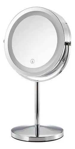 Espejo De Maquillaje Led Recargable Para Señoras / Zzc