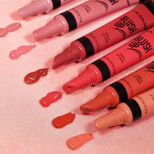 Crema De Rubor L.a. Colors Nude Glow Para Mejillas Y Labios