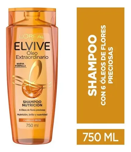 Shampoo Elvive Oleo Extraordinario Nutrición Universal 750ml