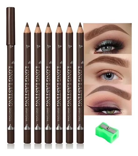 6 Lápices Para Cejas, Lápices De Cejas De Núcleo