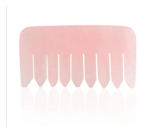 Peine Gua Sha Cuarzo Rosa Masaje Relajante