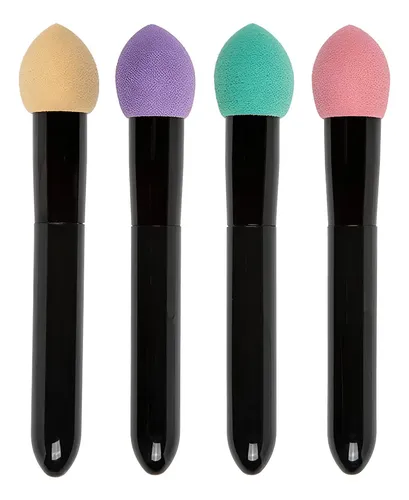 Brocha Esponja Para Difuminar Maquillaje Base Corrector