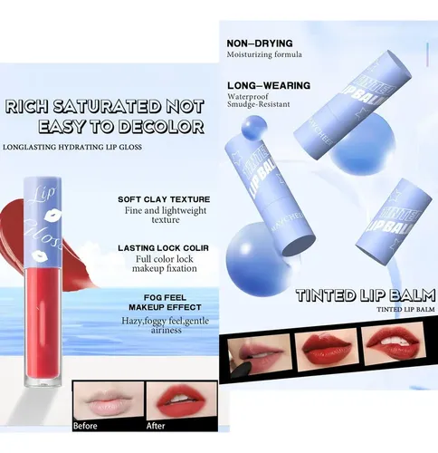 Set Maquillaje Meixier Corazón Regalo Ideal San Valent, 8 Un